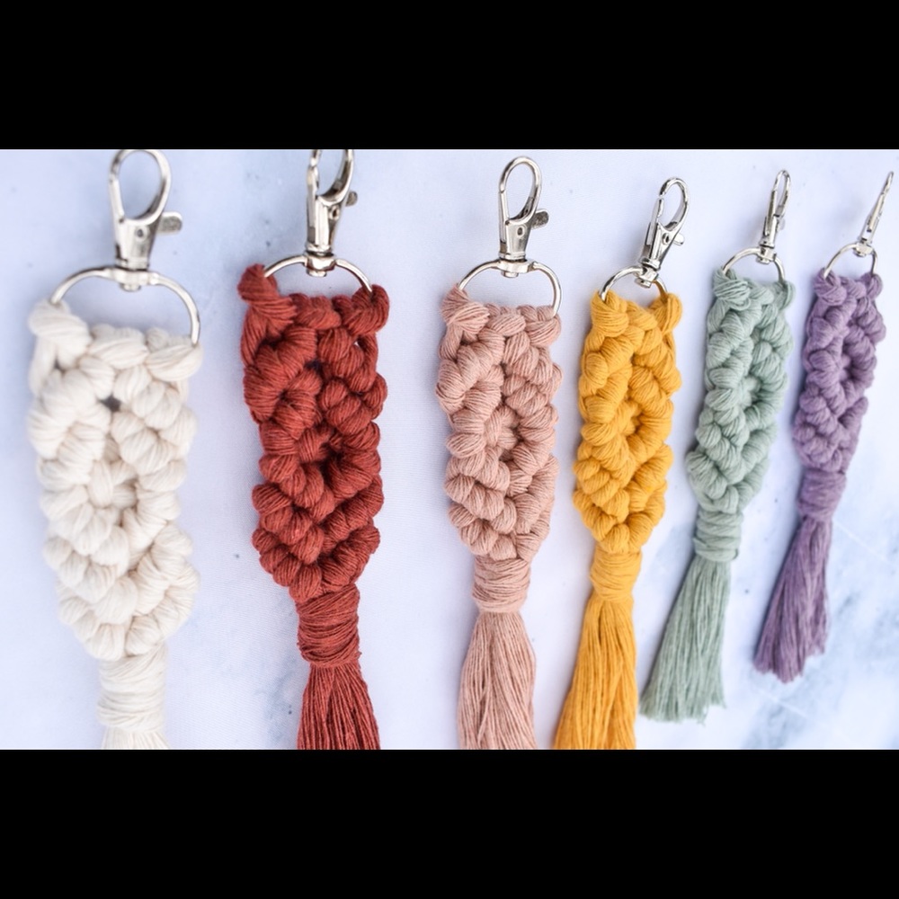 Keychains macramé keychains - Picture 2 of 7